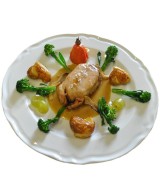 Křepelka plněná foie gras