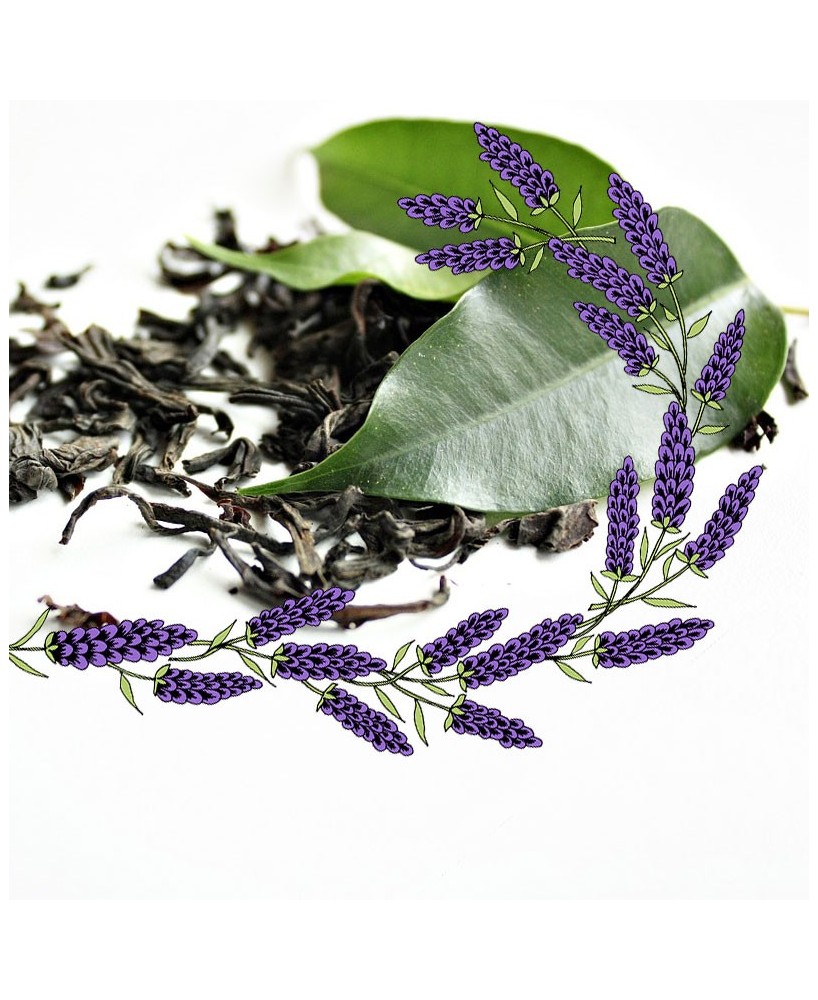 Bio levandulový zelený čaj