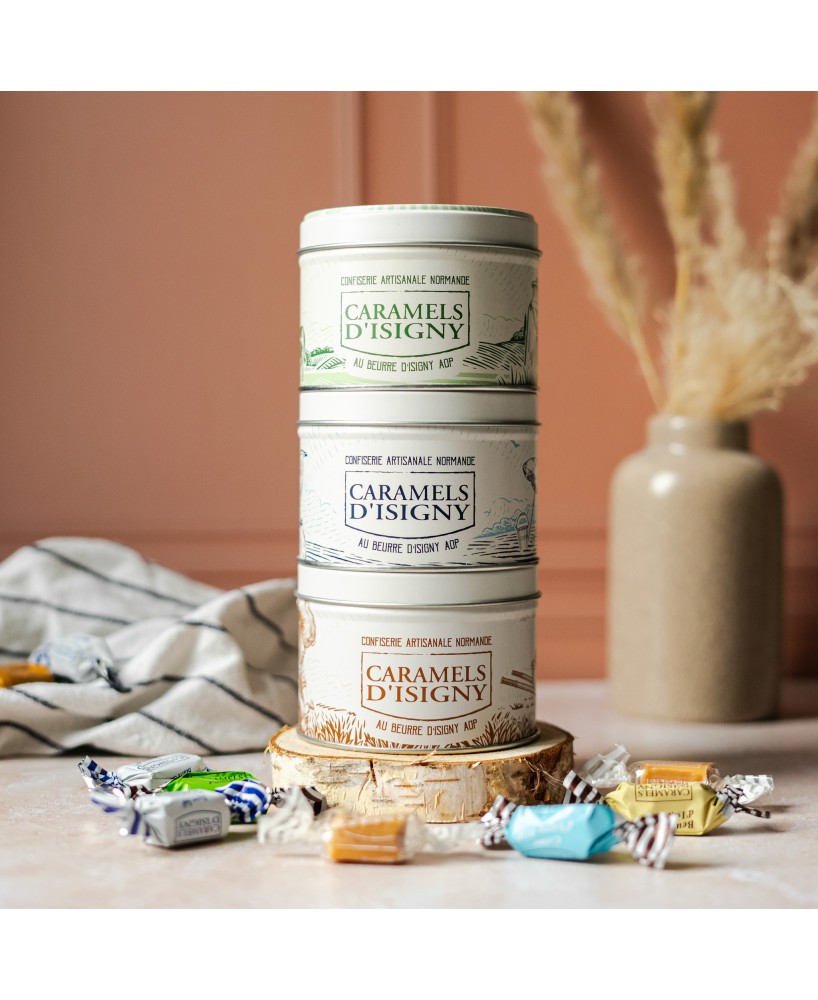 Karamelky plechovka 100g Francie - výběr Babičky Chantal