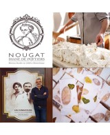 Pravý nougat  čokokádou a pomerančem z Montélimaru