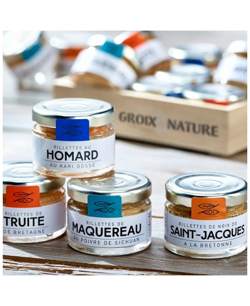 Mini mořské rillettes 4x30g z Groix - Výběr od babičky Chantal
