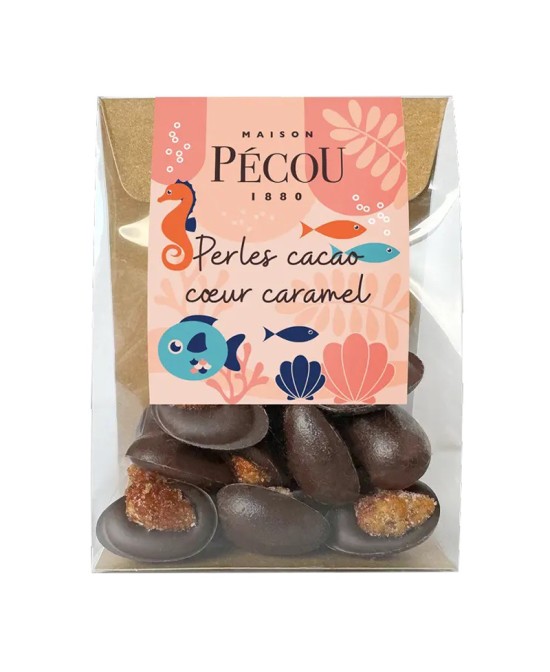 Čoko perly - hořká čokoláda s karamelem