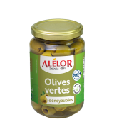 Zelené olivy bez pecek