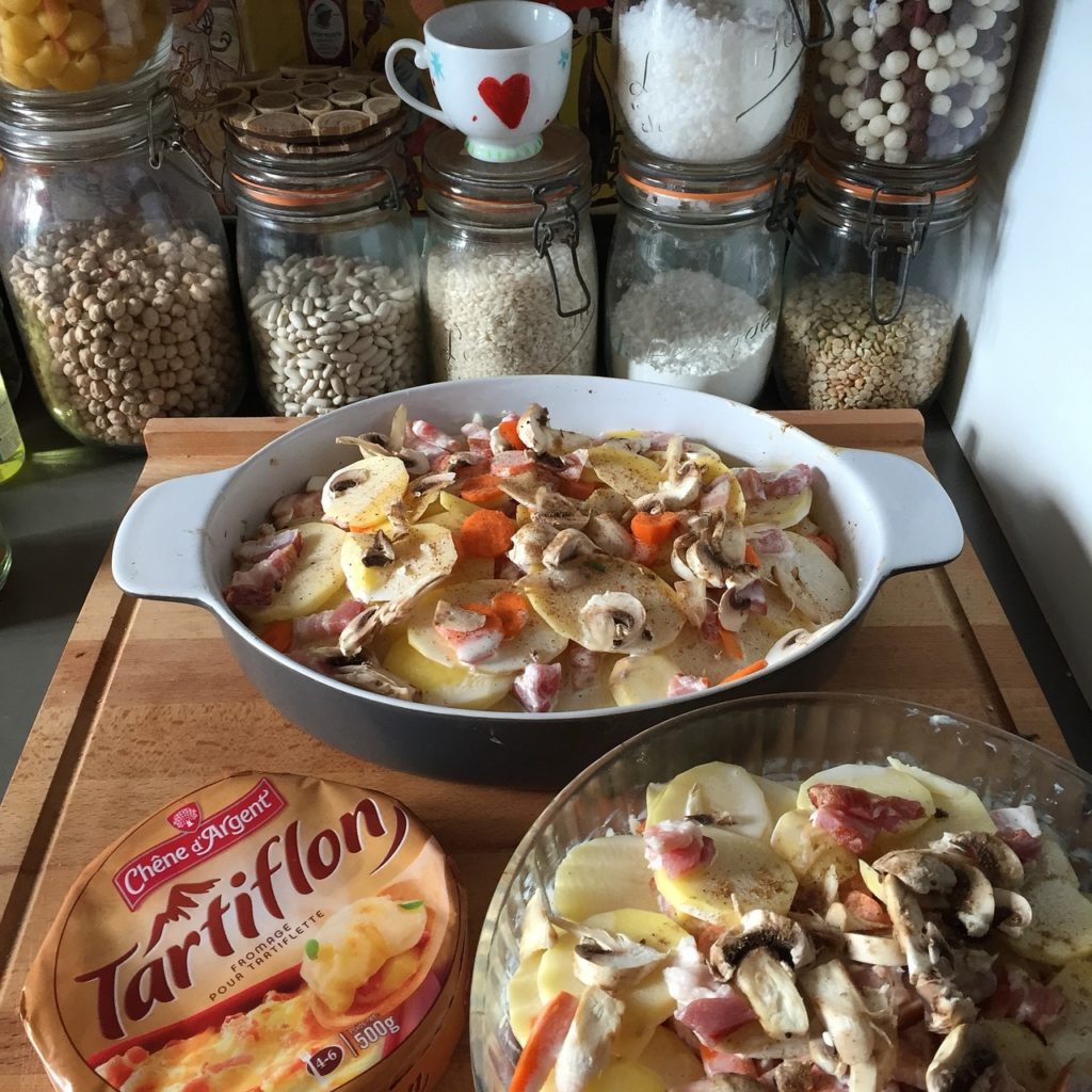 Recept na francouzský recept tartiflette z Alp