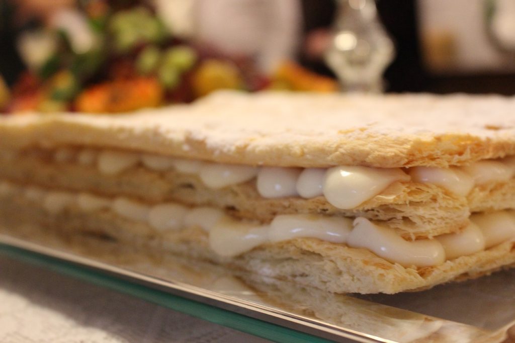 Francouzský koláč millefeuille